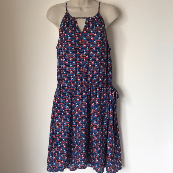41 hawthorn stitch fix Tammi blue sailboat dress - Picture 2 of 8